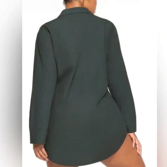 SKIMS Cotton Poplin Sleep Dress - Nwot - Picture 3 of 5